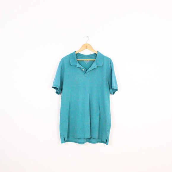 Sonoma Lifestyle Weekend Polo The Perfect Fit Turquoise - Picture 1 of 3